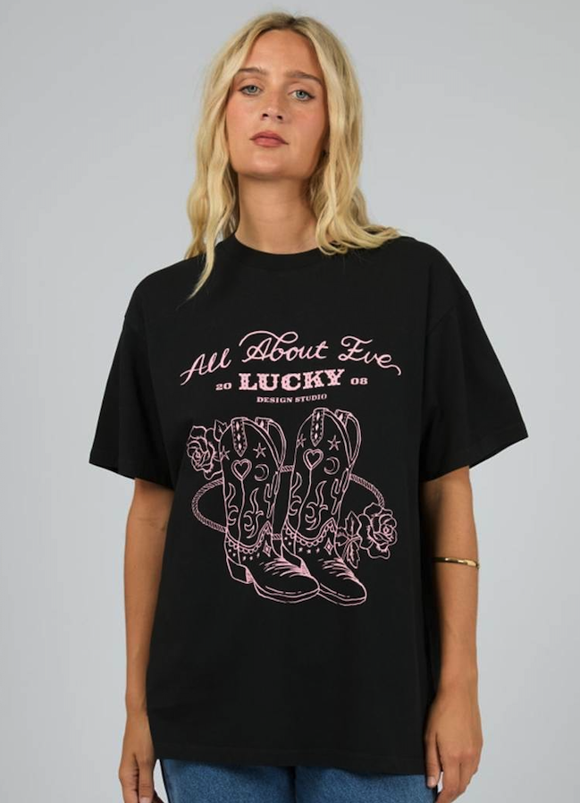 Rodeo Relaxed Tee - Blk