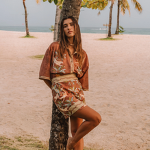 Load image into Gallery viewer, Eye of the Jungle Wrap Skirt - Hazel

