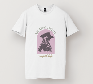 Cowgirl Life Tee Reg Fit - White
