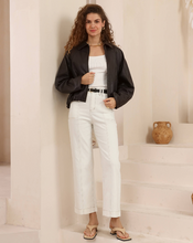 Load image into Gallery viewer, Becky PU Jacket - Brown
