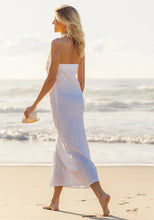 Load image into Gallery viewer, Palm Strapless Dress - White
