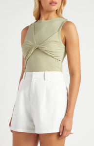 Maya - Front Twist Detail - Pistachio