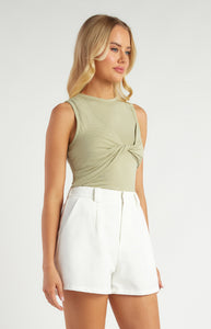 Maya - Front Twist Detail - Pistachio