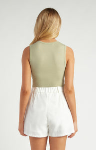 Maya - Front Twist Detail - Pistachio