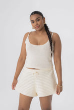 Load image into Gallery viewer, Cotton Crotchet Shorts - Cream
