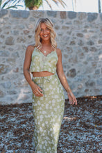 Load image into Gallery viewer, Oasis Maxi Skirt - Sage Floral

