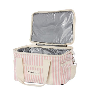 The Premium Cooler Bag - Pink Stripe - Bohemian Sundays, Business and Pleasure Co., Buy Boho Bohemian Clothing Online Australia, Kivari, Arnhem, Rowie, Will and Bear, Wandering Folk, Skinned,