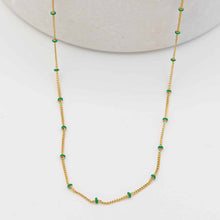 Load image into Gallery viewer, Layer Me Necklace - Gold with Deep Sea
