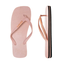 Load image into Gallery viewer, Designer Flip Flops - Pink/Rose Gold
